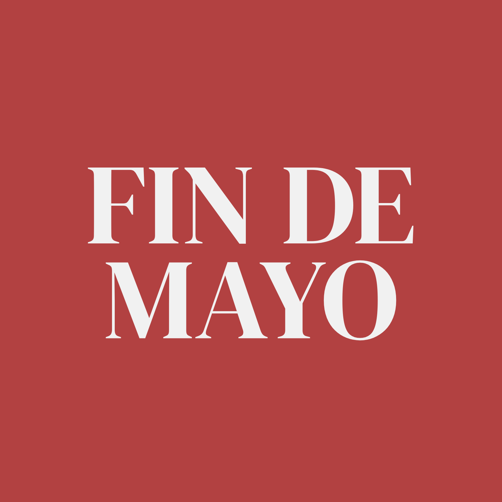 FIN DE MAYO